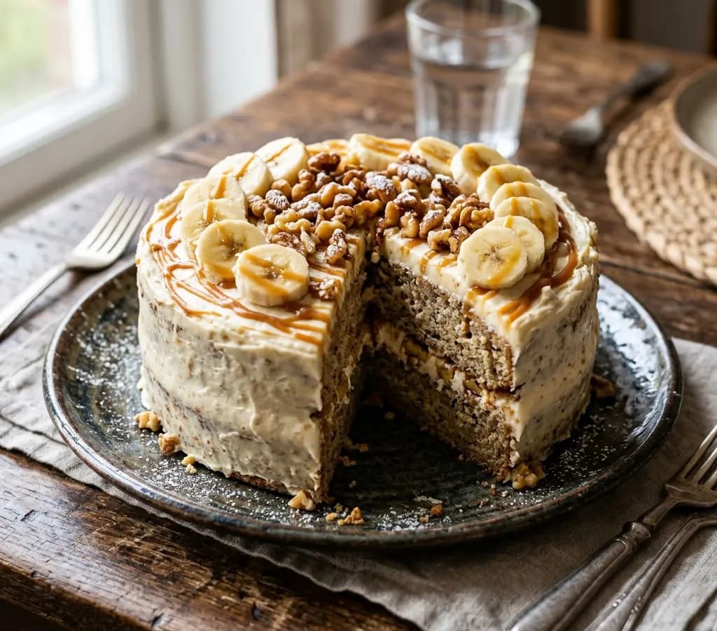 Бананы смешиваю со сметаной — и никакой духовки: ленивый майский пирог вкуснее любого торта