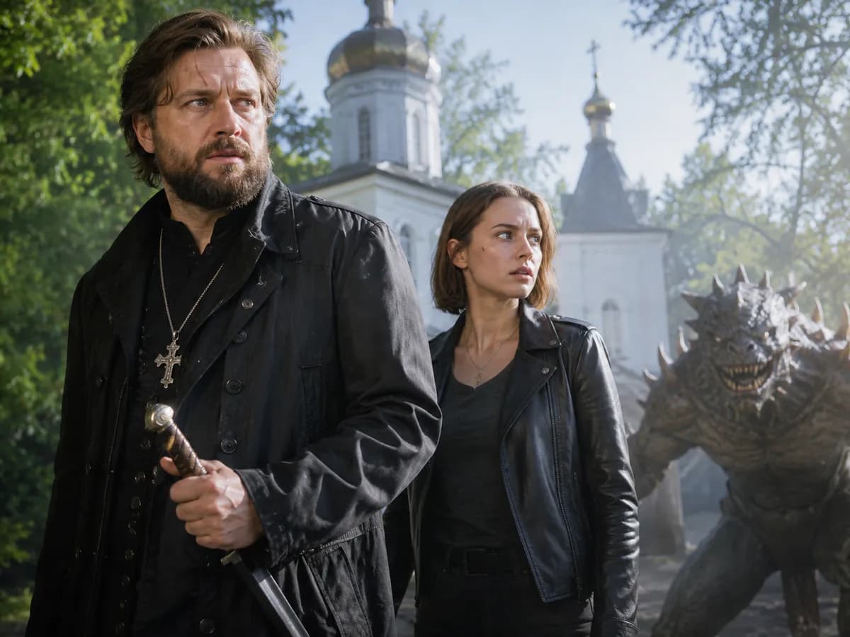 Этот российский сериал многие включили «на фоне» — а потом не смогли оторваться: «Сергий против нечисти» оказался неожиданно бодрым