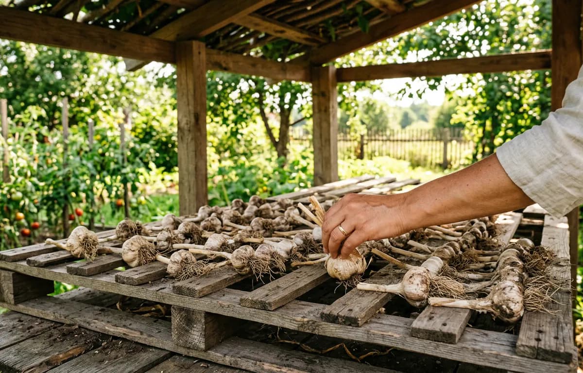 Как сохранить чеснок сочным и вкусным до мая 2027: сушим правильно