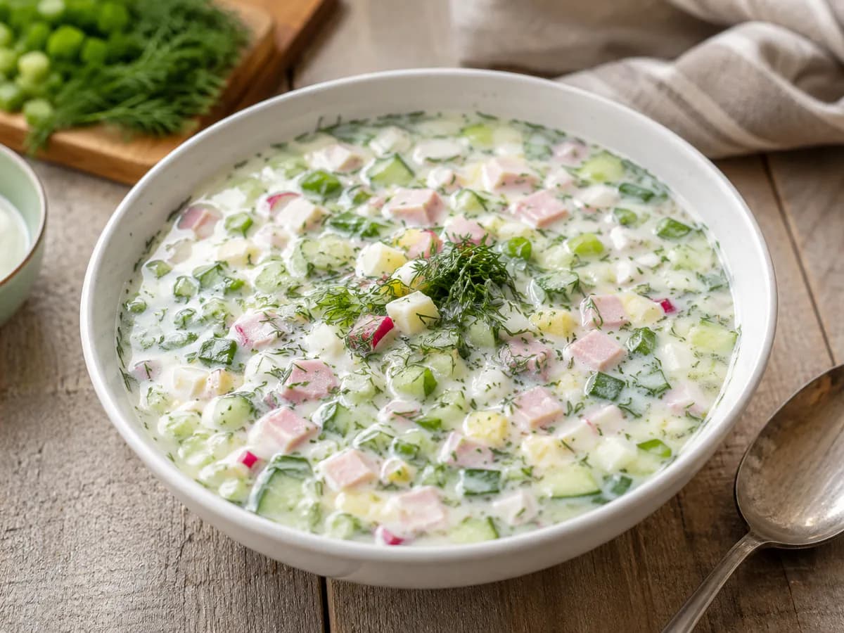 Не квас и не кефир: 3 неожиданные заправки для окрошки – вкус яркий, свежий и супер насыщенный