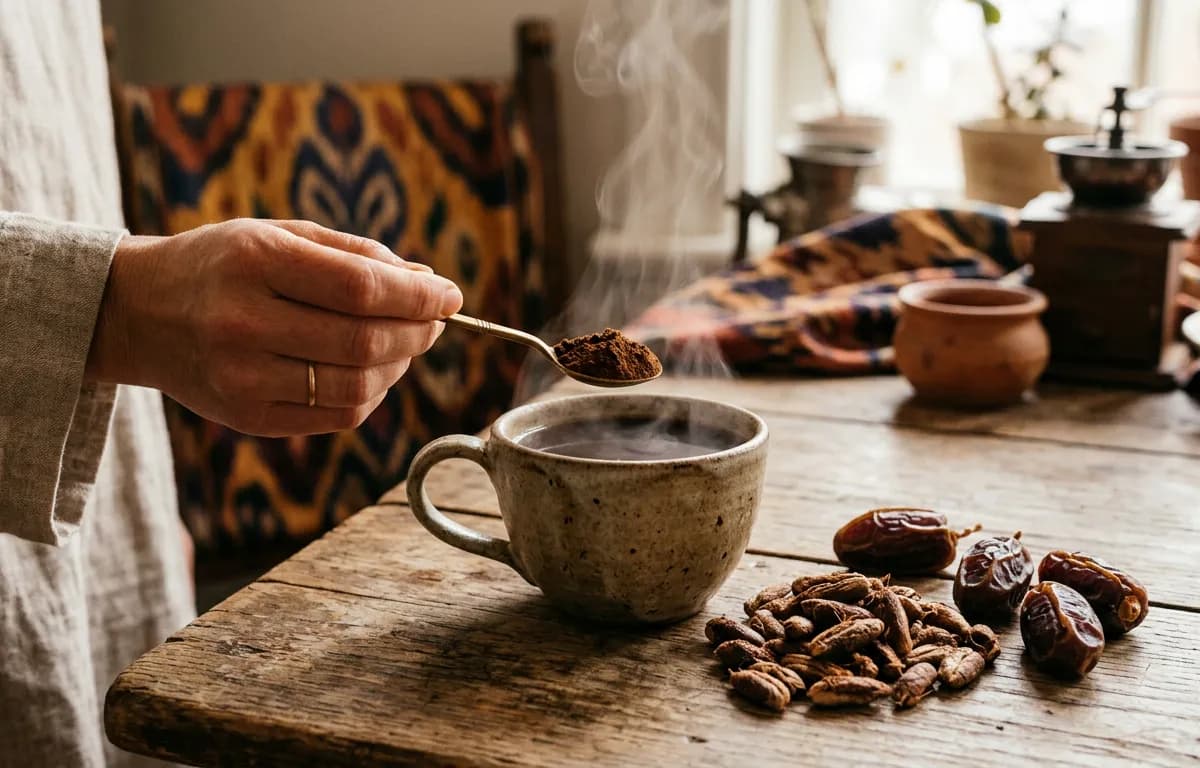 Научили делать финиковый кофе по-бедуински: вкус обалденный, а энергии — хоть отбавляй