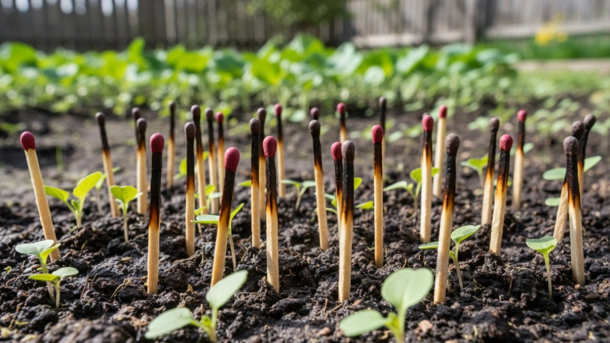 3 спички в лунку - и капуста без дырок до осени, а кочаны размером с мяч. Крестоцветная блошка "делает ноги" за ночь