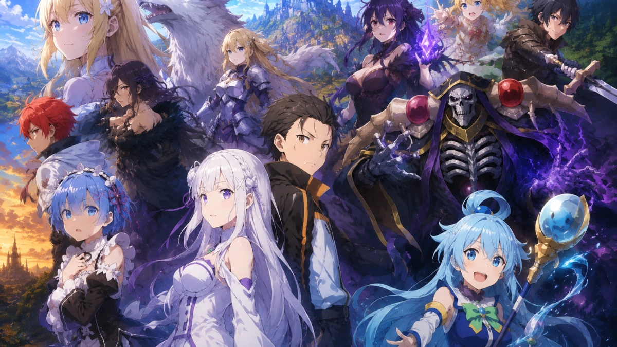 Исекаи 2024 года после «Re:Zero»: от «Повелителя» до «Злодейки 99 уровня» — 12 аниме, где побег в другой мир уже не выглядит сказкой
