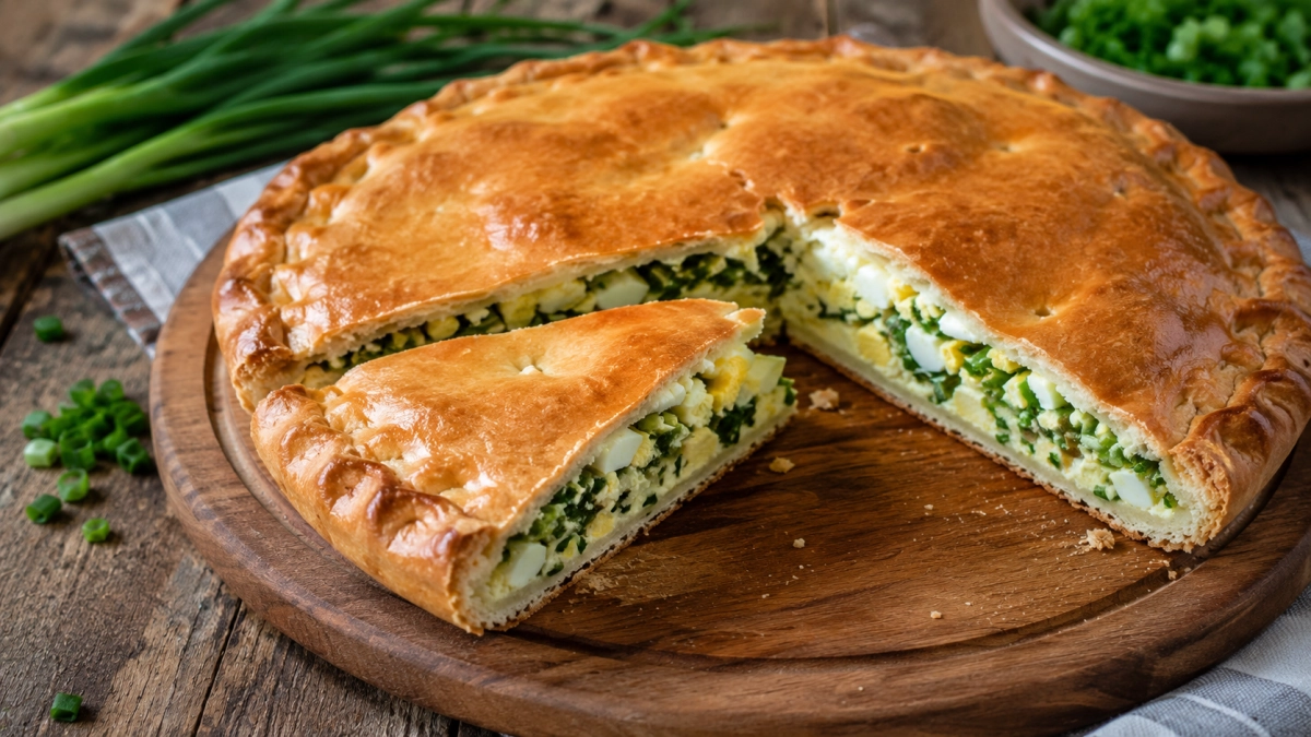 Кефир, зелень и парочка яиц — заливной пирог пеку прямо в сковороде: вкусно, быстро и лениво