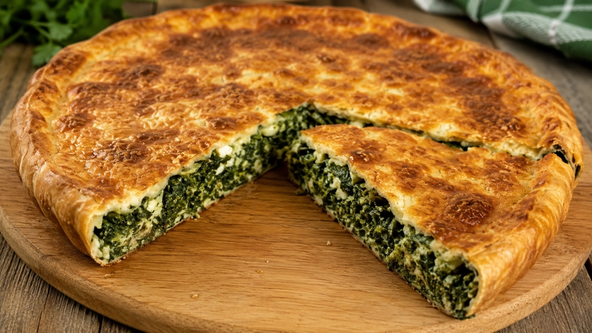 Все лето делаю этот зеленый пирог: вкусный способ съесть много зелени